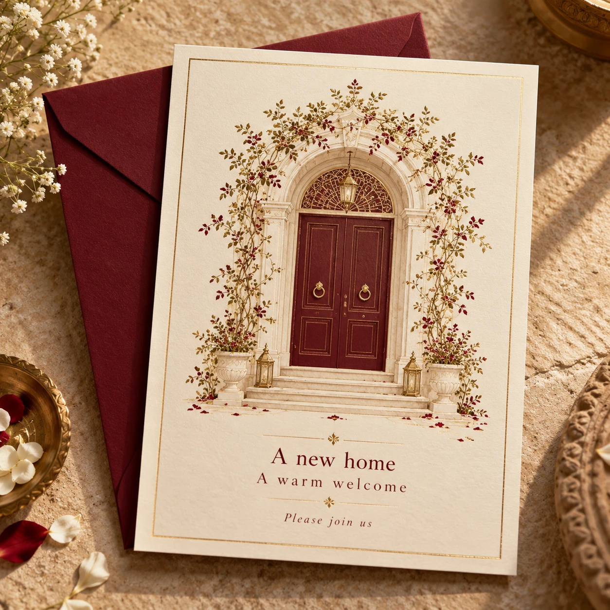 Alternate housewarming invitation design